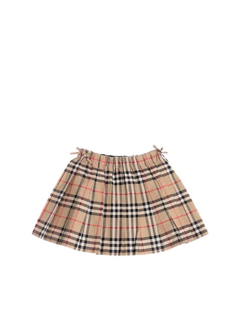 fake burberry pattern skirt|burberry check pleated skirt.